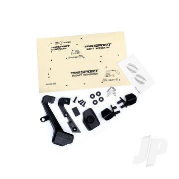 Traxxas Mirrors, Side (Left & Right) / Snorkel / Mounting Hardware (Fits #8111 Or #8112 Body) (TRX8119)
