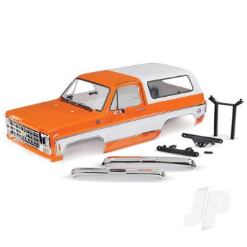 Traxxas Body, Chevrolet Blazer (1979), Complete (Orange) (Includes Grille, Side Mirrors, Door Handles, Windshield Wipers, Front & Rear Bumpers, Decals) (TRX8130X)