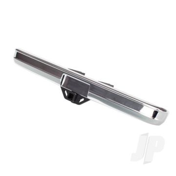 Traxxas Bumper, Rear (Chrome) / Bumper Mount / 3X8 Bcs (2 Pcs) (TRX8136)