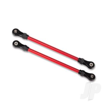 Traxxas Suspension Links, Front Lower, Red (2 Pcs) (5X104Mm, Powder Coated Steel) (Assembled With Hollow Balls) (For Use With #8140R Trx-4 Long Arm Lift Kit) (TRX8143R)
