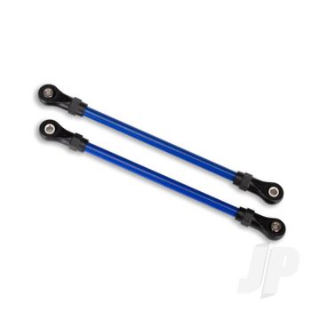 Traxxas Suspension Links, Front Lower, Blue (2 Pcs) (5X104Mm, Powder Coated Steel) (Assembled With Hollow Balls) (For Use With #8140X Trx-4 Long Arm Lift Kit) (TRX8143X)