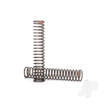 Traxxas Springs, Shock, Long (Natural Finish) (Gts) (0.39 Rate, Orange Stripe) (For Use With Trx-4 Long Arm Lift Kit) (TRX8154)