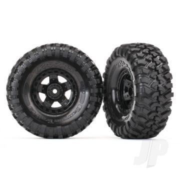 Traxxas Tyres And Wheels, Assembled Glued Canyon Trail 1.9 Tyres (2 Pcs) (TRX8179)