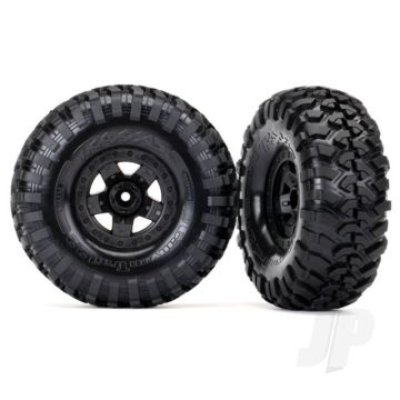 Traxxas Tyres And Wheels, Assembled Glued Canyon Trail 2.2 Tyres (2 Pcs) (TRX8181)