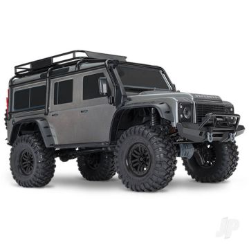 Traxxas TRX-4 Land Rover Defender 1:10 4X4 Trail Crawler - Clipless Body (TRX82256-4-SLVR)