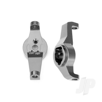 Traxxas Caster Blocks, 6061-T6 Aluminium (Charcoal Grey-Anodised), Left And Right (TRX8232A)