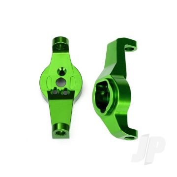 Traxxas Caster Blocks, 6061-T6 Aluminium (Green-Anodised), Left And Right (TRX8232G)