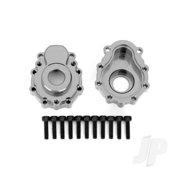 Traxxas Outer Portal Housings (Anodised Charcoal-Grey) (TRX8251A)