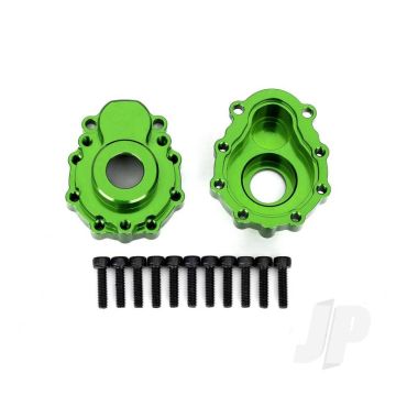 Traxxas Portal Housings, Outer, 6061-T6 Aluminium (Green-Anodised) (2 Pcs) / 2.5X10 Cs (12 Pcs) (TRX8251G)