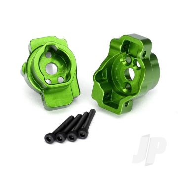 Traxxas Portal Drive Axle Mount, Rear, 6061-T6 Aluminium (Green-Anodised) (Left And Right) / 2.5X16 Cs (4 Pcs) (TRX8256G)