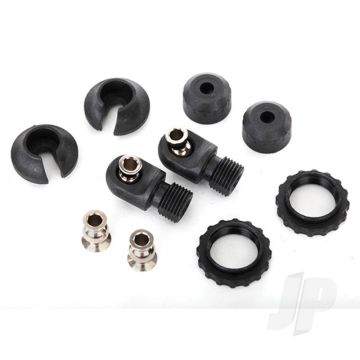 Traxxas Caps & Spring Retainers, Gts Shocks (Upper Cap (2 Pcs) / Hollow Balls (4 Pcs) / Bottom Cap (2 Pcs) / Upper Retainer (2 Pcs) / Lower Retainer (2 Pcs)) (TRX8264)