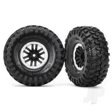 Traxxas Tyres And Wheels, Assembled Glued Canyon Trail 1.9 Tyres (2 Pcs) (TRX8272X)