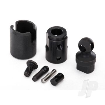 Traxxas Output Drive, Transmission Or Differential (Pin Retainer (1Pc) / Drive Cup (1Pc) / Drive Ball (1Pc) / Drive Pin (1Pc) / 3X11 Screw Pin (1Pc) / Cross Pin (Black) (1Pc) 3X6 Bcs With Threadlock (1Pc)) (TRX8295)