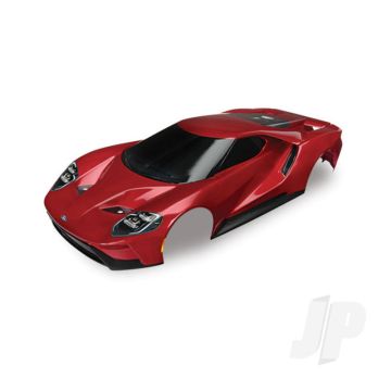 Traxxas Body, Ford Gt, Red (Painted, Decals Applied) (Tail Lights, Exhaust Tips, & Mounting Hardware (Part #8314) Sold Separately) (TRX8311R)