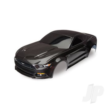 Traxxas Body, Ford Mustang, Black (Painted, Decals Applied) (TRX8312X)