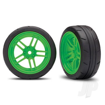Traxxas Tyres And Wheels, Assembled Glued 1.9In Response Tyres (Front) (2 Pcs) (TRX8373G)