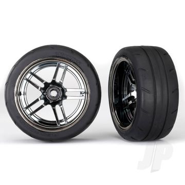 Traxxas Tyres And Wheels, Assembled Glued 1.9In Response Tyres (2 Pcs) (TRX8374)