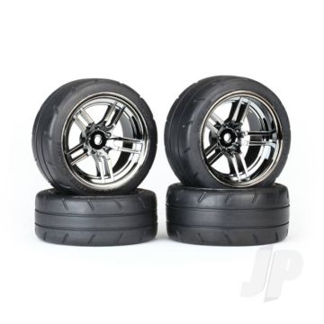 Traxxas Tyres And Wheels, Assembled Glued 1.9In Response Tyres (2 Pcs) (TRX8375)