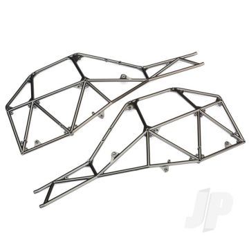 Traxxas Tube Chassis, Side Section (Left & Right) (Satin Black Chrome-Plated) (TRX8430X)