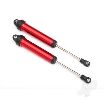 Traxxas Shocks, Gtr, 160Mm, Aluminium (Red-Anodised) (Fully Assembled With Out Springs) (Rear, No Threads) (2 Pcs) (TRX8461R)