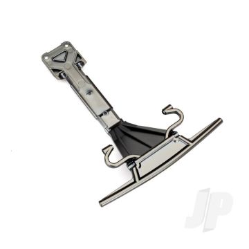 Traxxas Skidplate, Front (Plastic) (Satin Black Chrome-Plated) (TRX8537X)