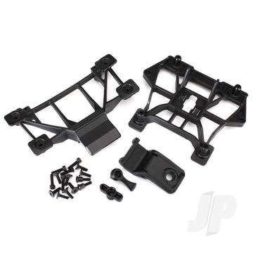 Traxxas Body Mounts, Front & Rear / 3X12Mm Cs (4 Pcs) / 3X12Mm Shoulder Screw (2 Pcs) / 3X10Mm Flat-Head Machine Screw (8 Pcs) / 3X12Mm Bcs (1Pc) (TRX8615)