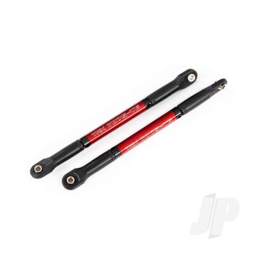 Traxxas Push Rods, Aluminium (Red-Anodised) (2) (Assembled With Rod Ends) (TRX8619R)