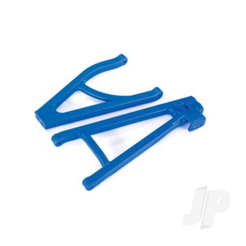 Traxxas Suspension Arms, Blue, Rear (Left), Heavy Duty, Adjustable Wheelbase (Upper (1Pc) / Lower (1Pc)) (TRX8634X)