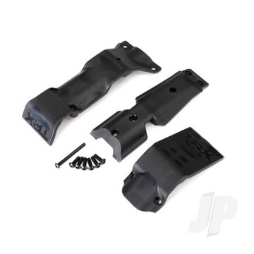 Traxxas Skid Plate Set, Front / Skid Plate, Rear / 3X10 Bcs (6 Pcs) / 3X30 Bcs (1Pc) (Fits #8629 & 8630 Bulkheads) (TRX8637)