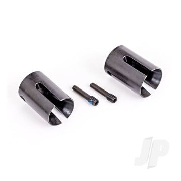 Traxxas Drive Cup, Steel, Extreme Heavy Duty (2)/ 4X17Mm Screw Pins, Heavy Duty (2) (Machined, Heat Treated) (TRX8652X)