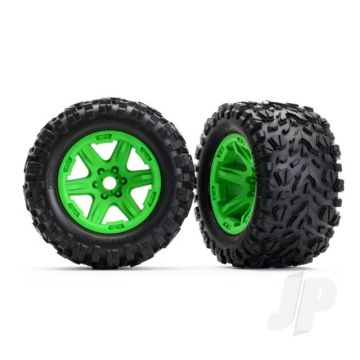 Traxxas Tyres And Wheels, Assembled Glued Talon Ext Tyres (2 Pcs) (TRX8672G)