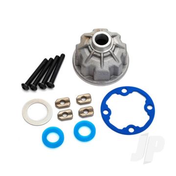 Traxxas Carrier, Differential (Aluminium) / X-Ring Gaskets (2 Pcs) / Ring Gear Gasket / Spacers (4 Pcs) / 12.2X18X0.5 Metal Washer (TRX8681X)