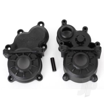 Traxxas Gearbox Halves (Front & Rear) / Idler Gear Shaft (TRX8691)