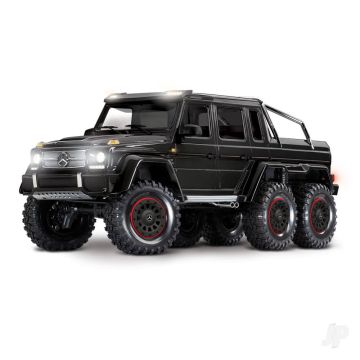 Traxxas TRX-6 Mercedes-Benz G 63 AMG 6x6 1:10 Crawler - Black - Clipless Body (TRX88296-4-BLK)