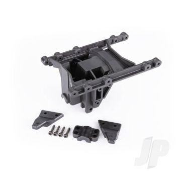 Traxxas Suspension Mount, Intermediate, Trx-6 (1)/ Bearing Cap (1)/ Suspension Link Mounts (Left & Right)/ 2.5X12 Cs (4) (TRX8833)