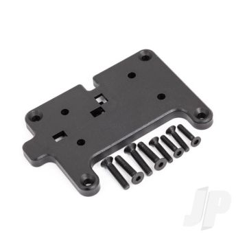 Traxxas Mounting Plate, Winch/ 3X15Mm Ccs (4)/ 2.5X12Mm Ccs (4) (Fits Trx-6 Ultimate Rc Hauler) (TRX8844X)