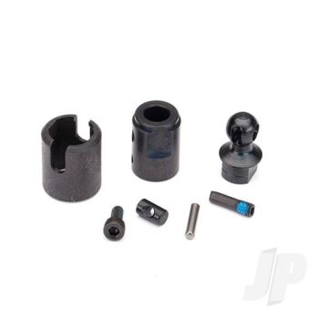 Traxxas Output Drive, Transmission Or Differential (Pin Retainer (1Pc) / Drive Cup (1Pc) / Drive Ball (1Pc) / Centre Ball (1Pc) / Drive Pin (1Pc) / 3X10 Screw Pin (1Pc) / Cross Pin (Black) (1Pc) / 2.5X6 Cs ( With Threadlock) (1Pc)) (Use With Trx-6 Axle Co