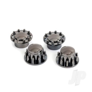 Traxxas Centre Caps, Front (2 Pcs) Rear (2 Pcs) (TRX8876R)
