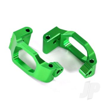 Traxxas Caster Blocks (C-Hubs), 6061-T6 Aluminium (Green-Anodised), Left & Right / 4X22Mm Pin (4 Pcs) / 3X6Mm Bcs (4 Pcs) / Retainers (4 Pcs) (TRX8932G)