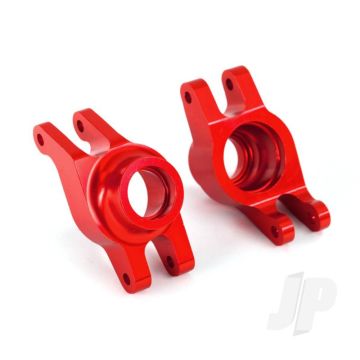 Traxxas Carriers, Stub Axle (Red-Anodised 6061-T6 Aluminium) (Rear) (2 Pcs) (TRX8952R)