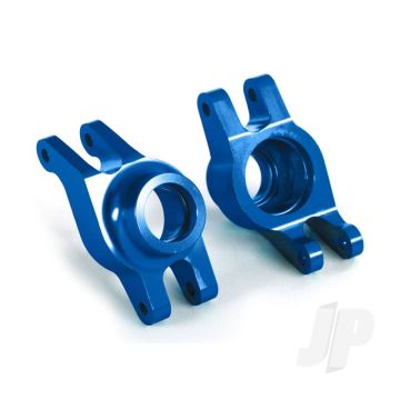 Traxxas Carriers, Stub Axle (Blue-Anodised 6061-T6 Aluminium) (Rear) (2 Pcs) (TRX8952X)