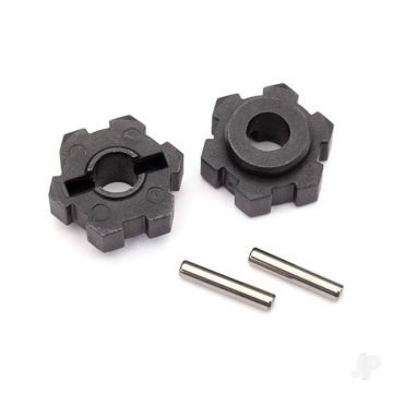 Traxxas Wheel Hubs, Hex (2 pcs) / 2.5x12 pins (2 pcs) (TRX8956)