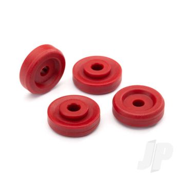 Traxxas Wheel Washers, Red (4 Pcs) (TRX8957R)