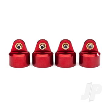 Traxxas Shock Caps, Aluminium (Red-Anodised), Gt-Maxx Shocks (4 Pcs) (TRX8964R)