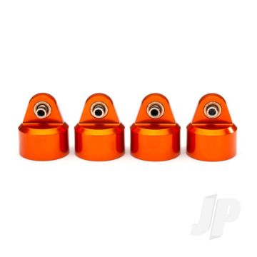 Traxxas Shock Caps, Aluminium (Orange-Anodised), Gt-Maxx Shocks (4 Pcs) (TRX8964T)