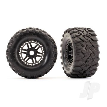 Traxxas Tyres And Wheels, Assembled Glued Maxx All-Terrain Tyres (2 Pcs) (TRX8972)