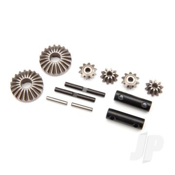 Traxxas Gear Set, Differential (Output Gears (2 Pcs) / Spider Gears (4 Pcs) / Spider Gear Shaft (2 Pcs) / Output Shaft (2 Pcs) / 2.5X13.8 Pin (2 Pcs)) (TRX8982)