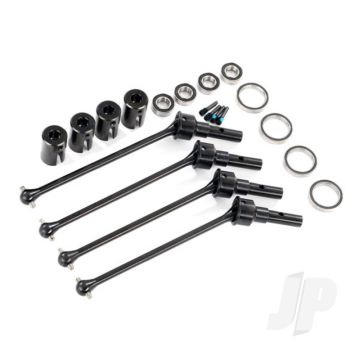 Traxxas Driveshafts, Steel Constant-Velocity (Assembled), Front Or Rear (4 Pcs) (For Use With #8995 Widemaxx Suspension Kit) (Requires #8654 Series 17Mm Splined Wheel Hubs And #7758 Series 17Mm Nuts For A Complete Set) (TRX8996X)
