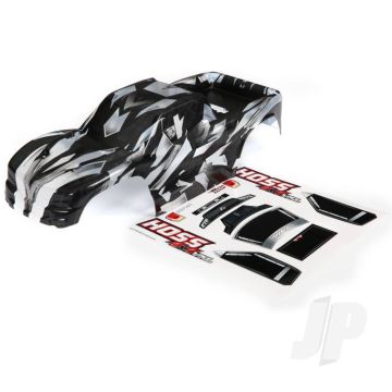 Traxxas Body, Hoss 4X4, Prographix (Graphics Are Printed, Requires Paint & Final Colour Application) / Window, Grille, Lights Decal Sheet (TRX9011X)