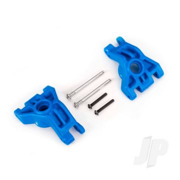 Traxxas Carriers, Stub Axle, Rear, Extreme Heavy Duty, Blue (Left & Right)/ 3X41Mm Hinge Pins (2)/ 3X20Mm Bcs (2) (For Use With #9080 Upgrade Kit) (TRX9050X)
